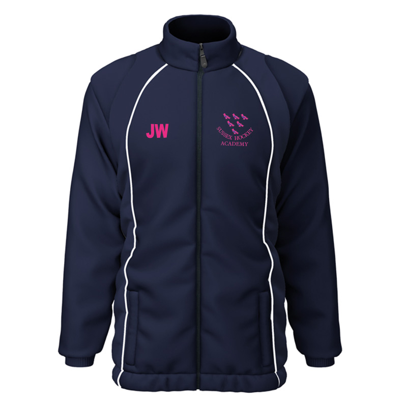 Sussex Hockey Unisex Lightweight Full-Zip Rain Jacket