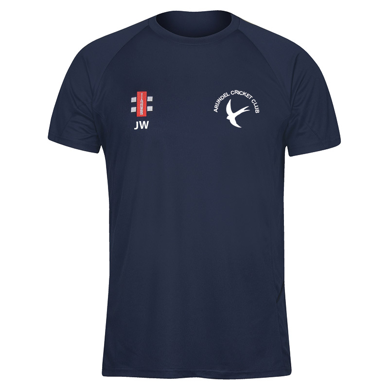 Arundel Cricket Club Short Sleeve Training Tee (Age 5 - 6, Initials)