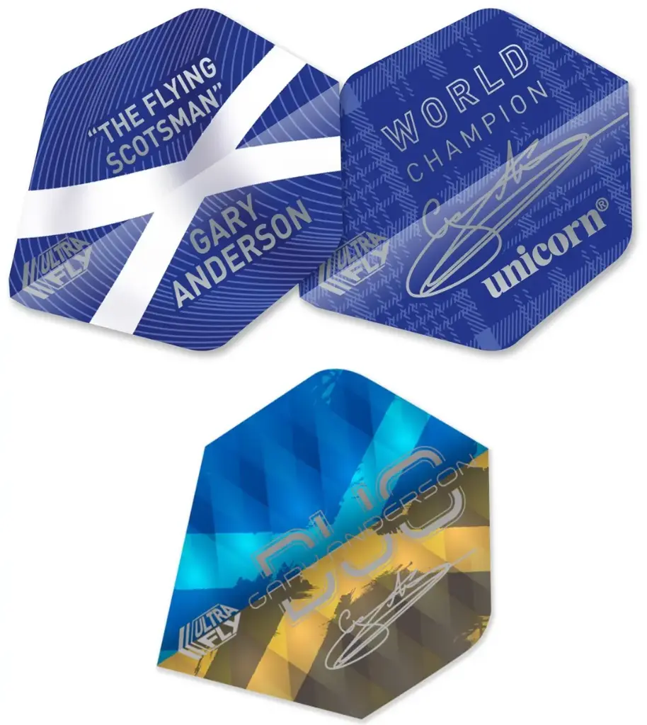 Ultrafly.100 Gary Anderson Flight (Blue/ White)