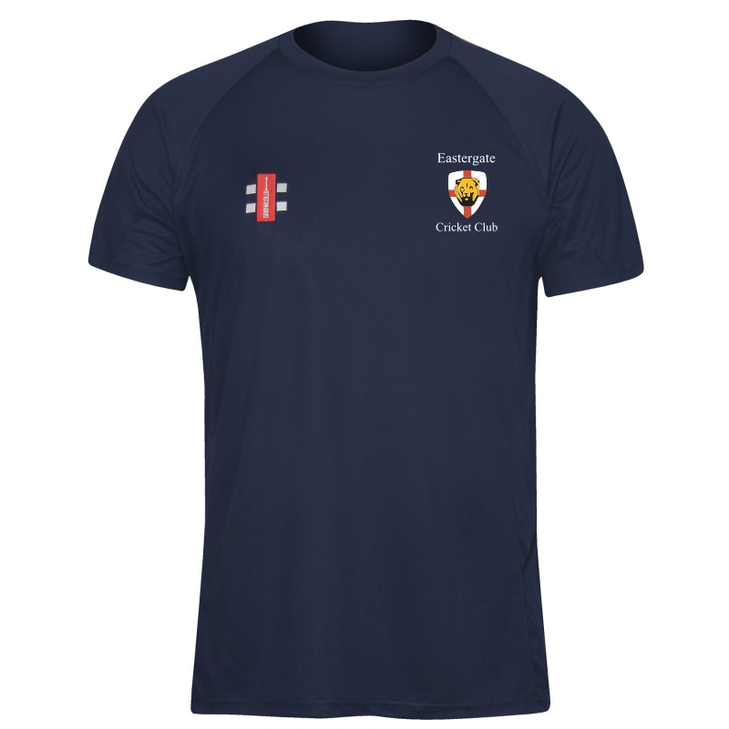 Eastergate Cricket Club Short Sleeve Training Tee (Age 5 - 6, Initials)