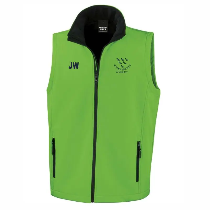 Sussex Hockey Umpire Bodywarmer (Navy/Navy, Small, No Customisation, Sussex Hockey Umpire Mentor, Initials)
