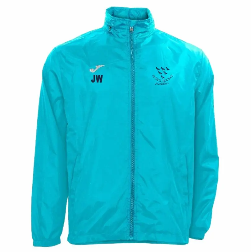 Sussex Hockey Umpire Rain Jacket (Orange, Small, No Customisation, Sussex Hockey Umpire Mentor, Initials)