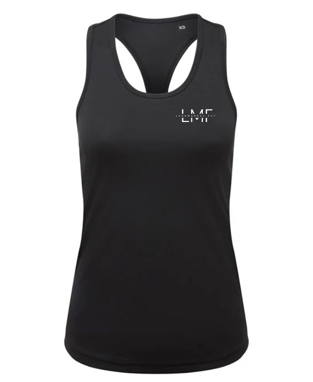 LM Fitness Ladies Vest (Black, XS)