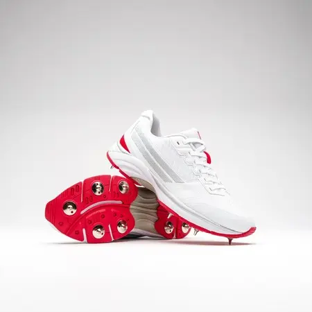 Grays - Velocity 5.0 Spike Shoe (WHITE/RED, 8)