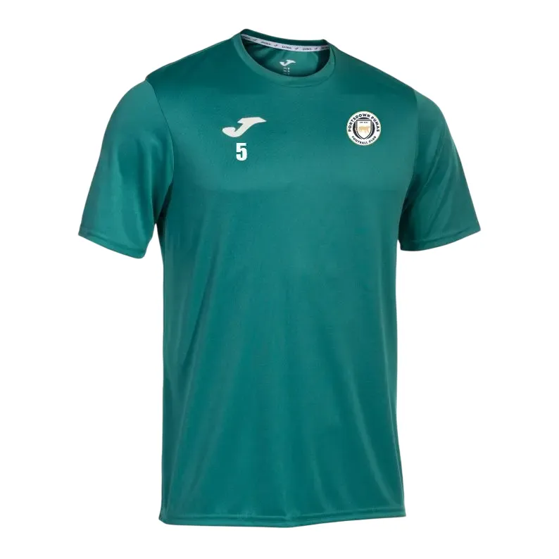 Portsdown Pumas T Shirt  (8XS-7XS, Black, Kit Number)