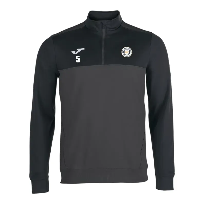 Portsdown Pumas Two Tone 1/4 Zip (Anthracite/Black, 6XS, Kit Number)