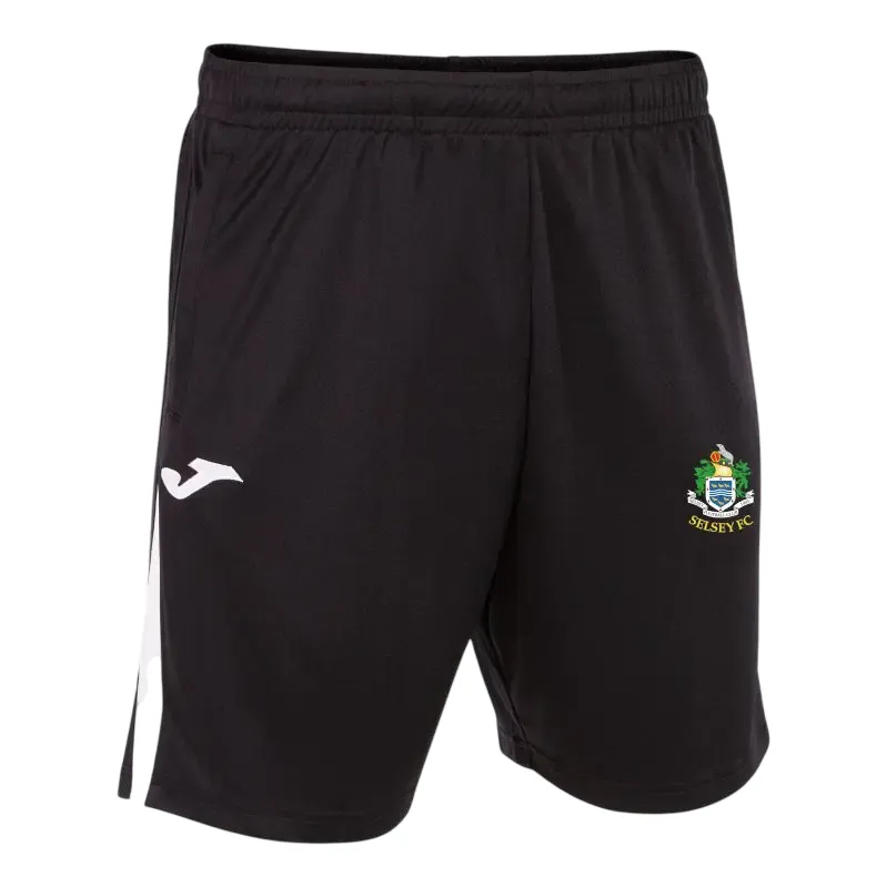 Selsey Youth FC Coaches Shorts (Small, Black/White, Initials)