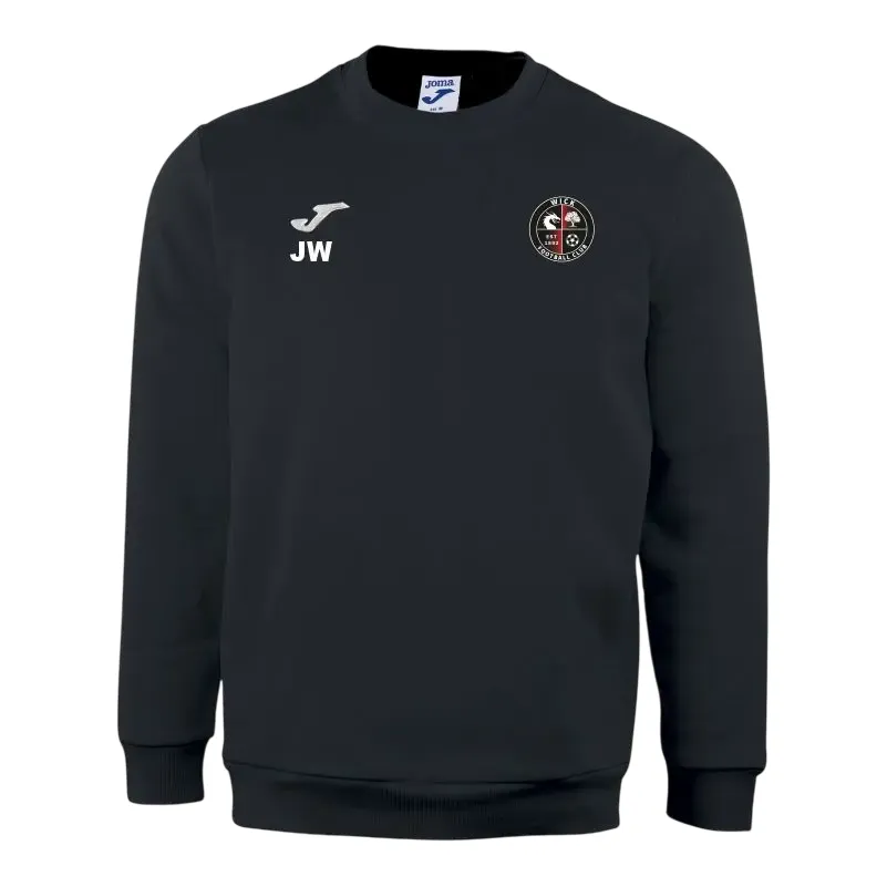 Wick FC Sweatshirt (Black, 6XS, Initials)