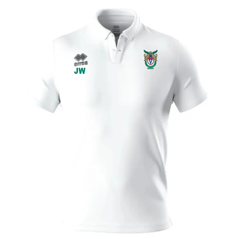 Bognor Town Youth FC Coaches White Polo Shirt (Small, Initials)