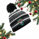 Bognor Town Youth Striped Bobble Hat