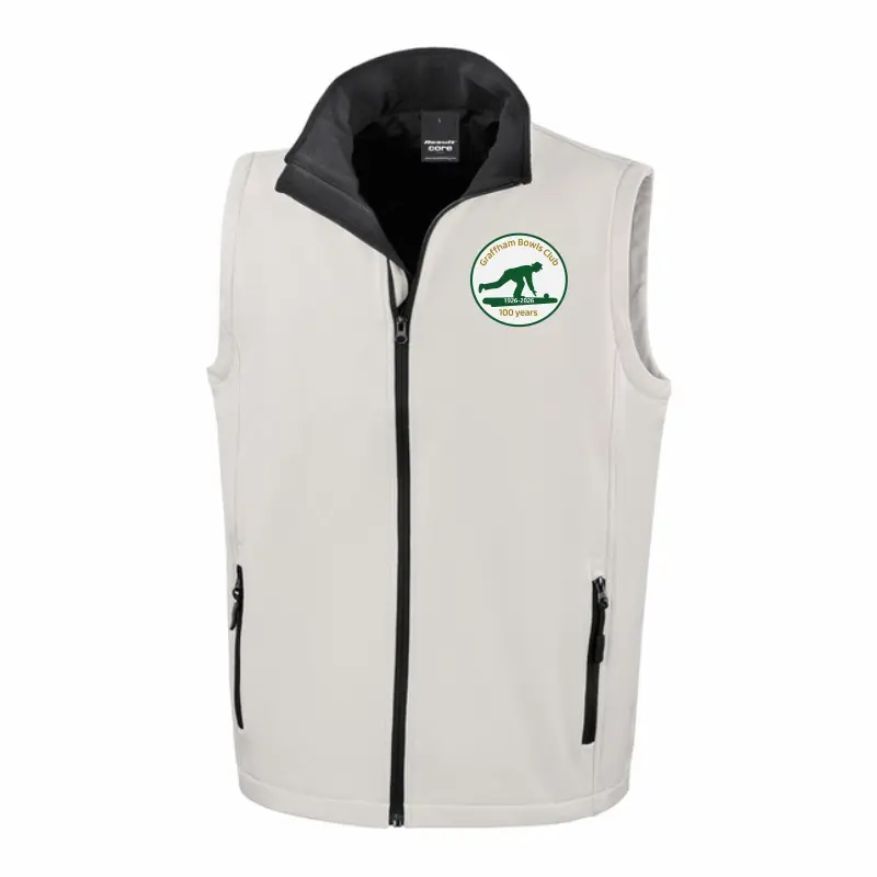 Graffham Bowls Club Softshell Bodywarmer (Small)