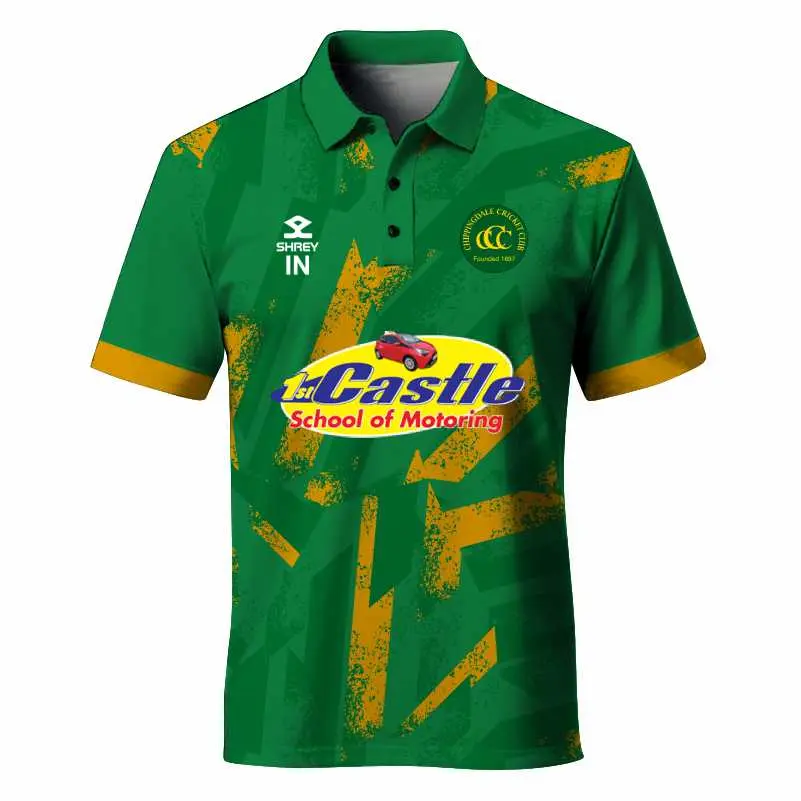 Chippingdale Cricket Club Unisex T20 Short Sleeve Match Shirt  (SJ, Kit Number)