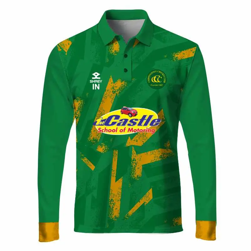 Chippingdale Cricket Club Unisex T20 Long Sleeve Match Shirt 