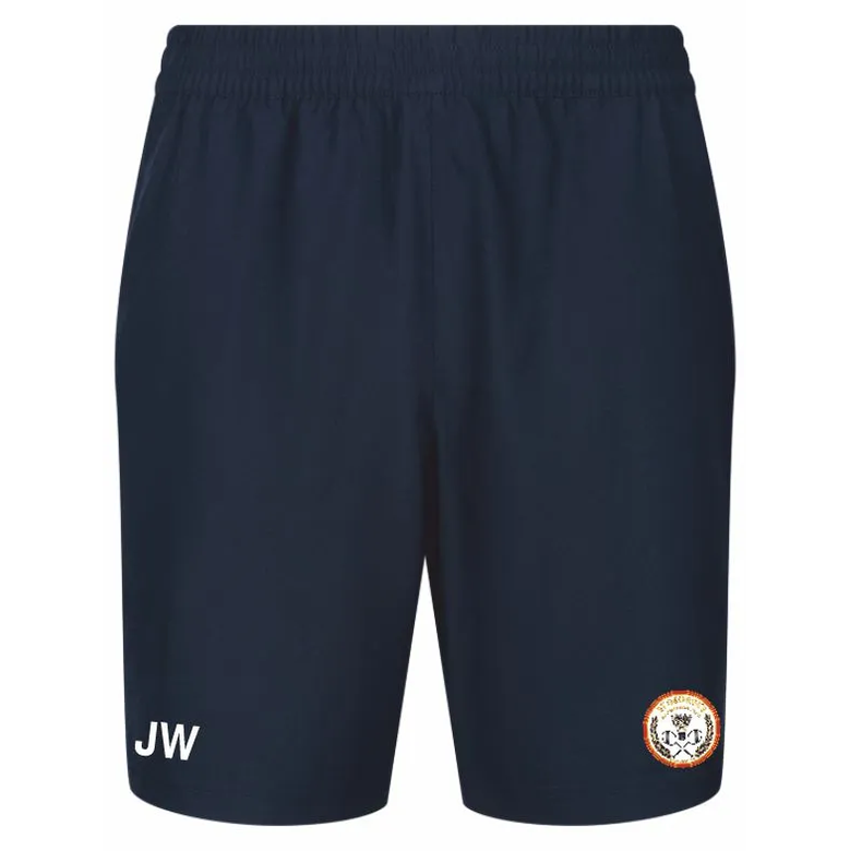 St George's Badminton Club Unisex Shorts (Small, Initials)