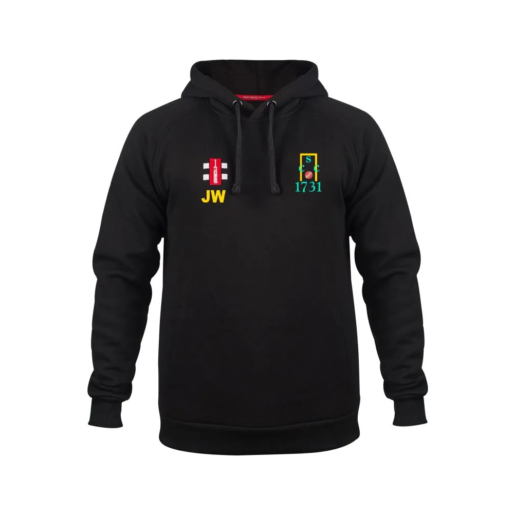 Slindon Cricket Club Hoodie (Black, Age 5 - 6, Initials)