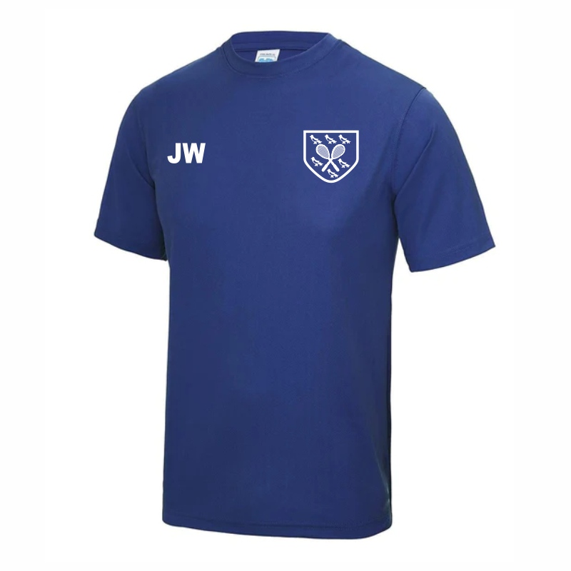 Sussex Squash Tee (3-4 Years, Initials, Royal Blue)