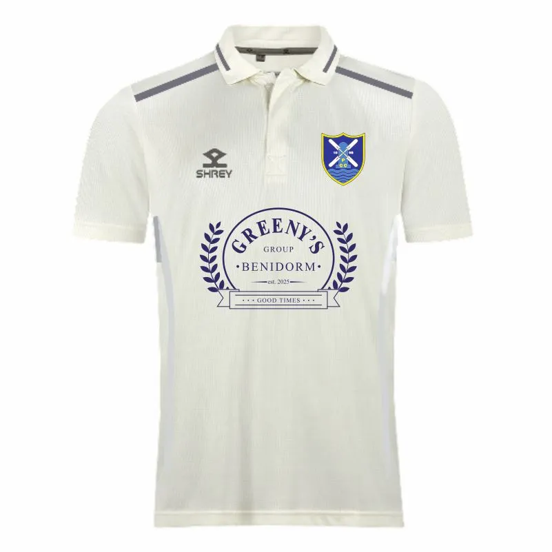 Pagham Cricket Club Senior Short Sleeve Match Shirt (XS, Name and Number)