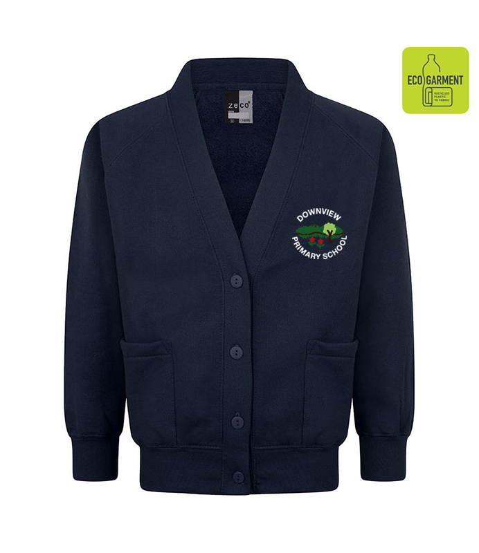 [001075007001] Downview Primary Cardigan (2-3 Years)