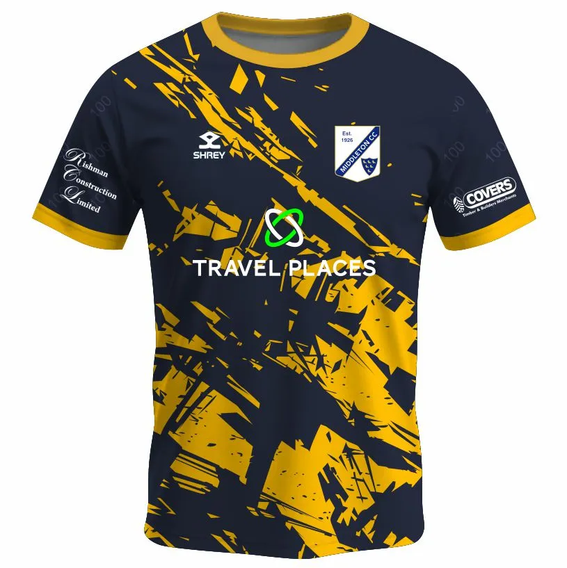 Middleton Cricket Club Seniors T20 Short Sleeve Match Shirt