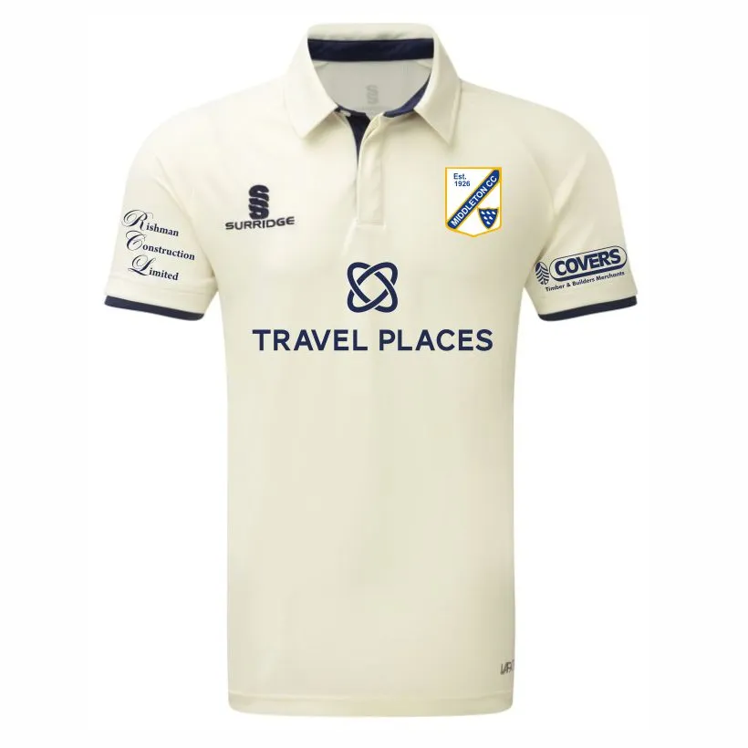 Middleton Cricket Club Senior Short Sleeve Match Shirt