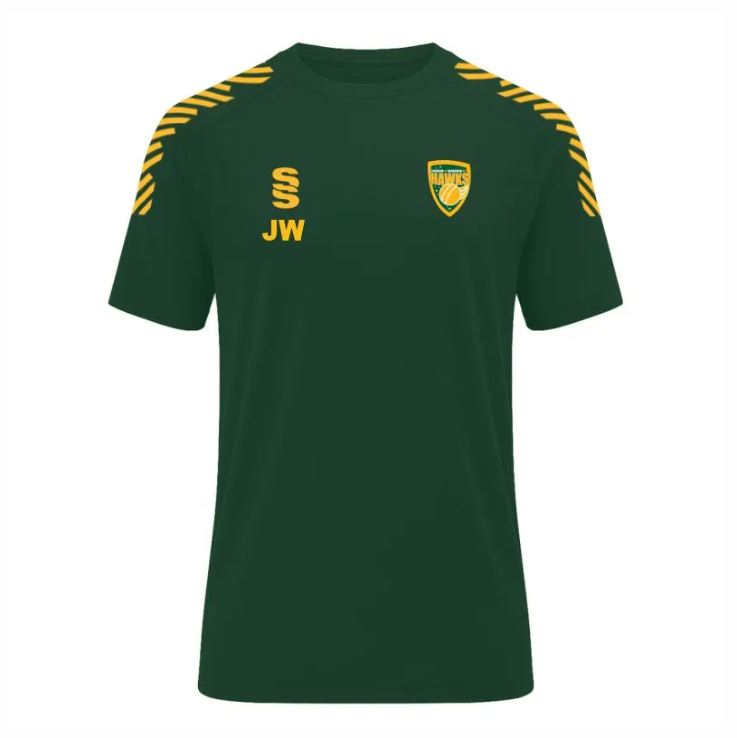 Chidham and Hanbrook Cricket Club Active Training T Shirt (Small, Initials)