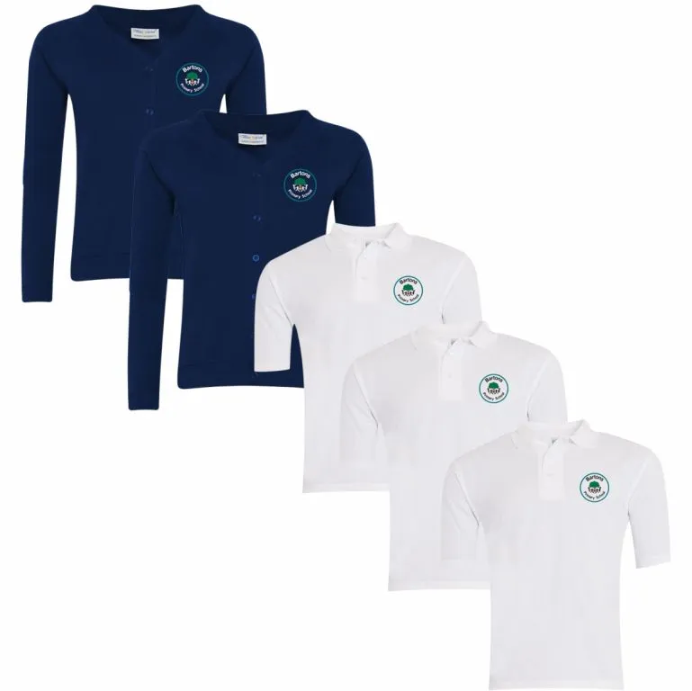 Bartons Primary School Cardigan Daywear Bundle