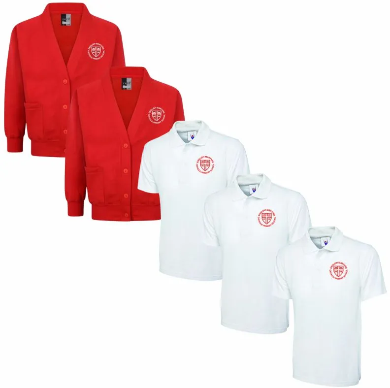 English Martyrs Primary School Cardigan Daywear Bundle