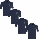 Downview Primary School 4 Navy Polo Shirts Bundle