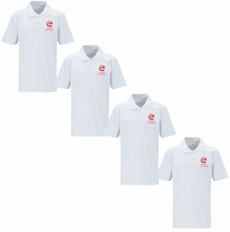 Eastergate CE Primary School 4 Polo Shirts Bundle