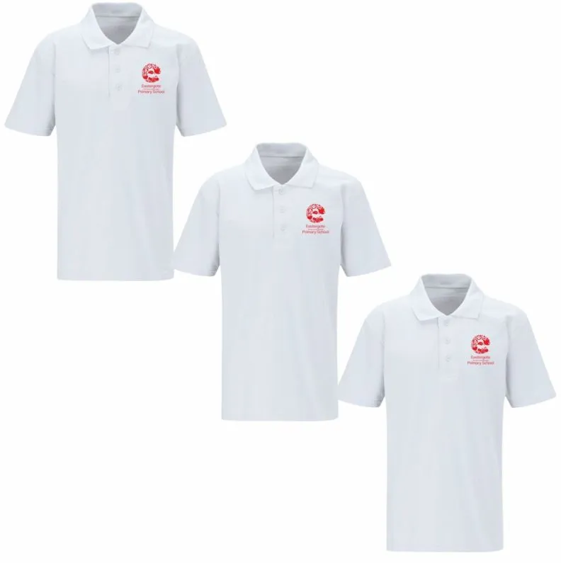 Eastergate CE Primary School 3 Polo Shirts Bundle
