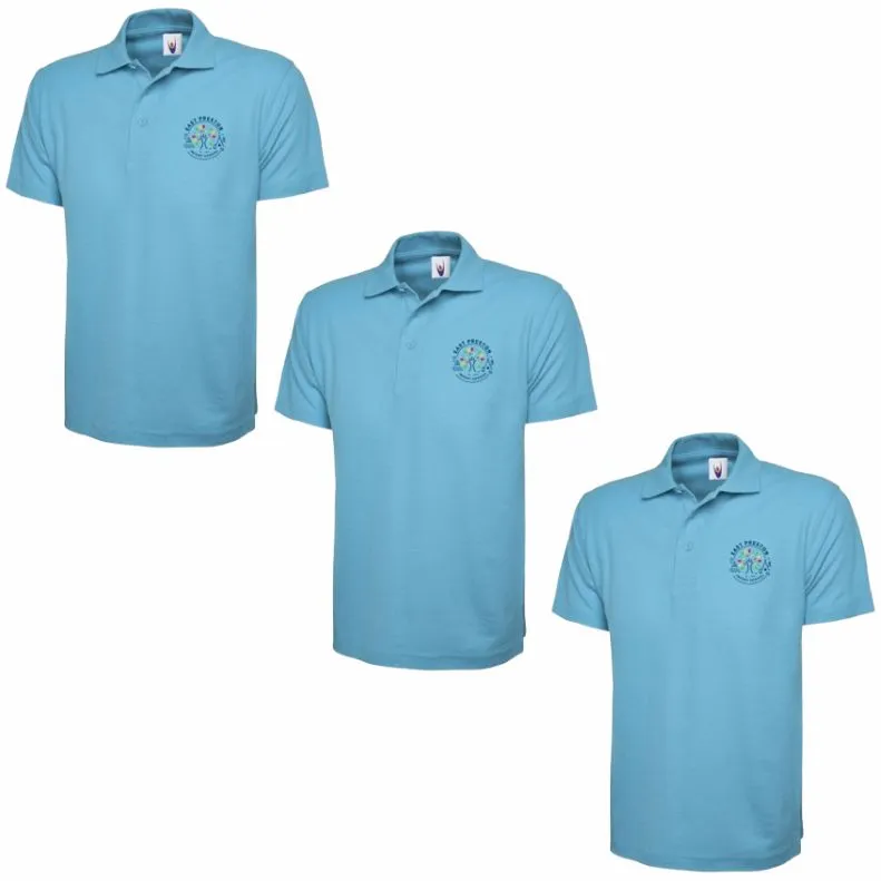 East Preston Infants School 3 Polo Shirts Bundle