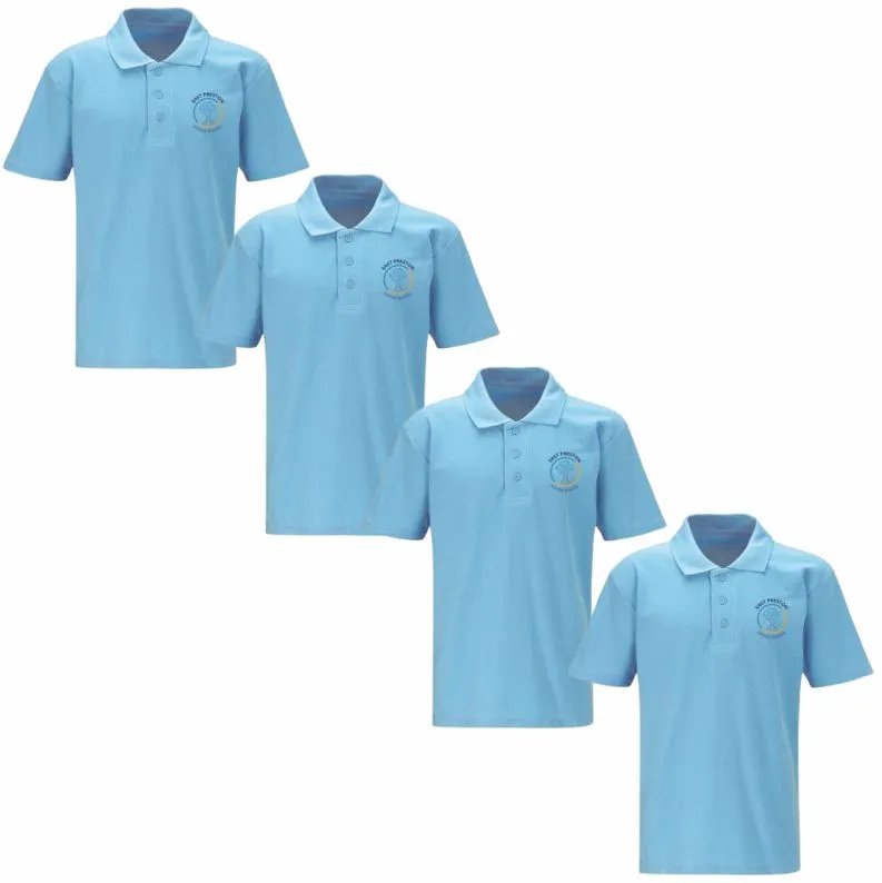East Preston Junior School 4 Polo Shirts Bundle