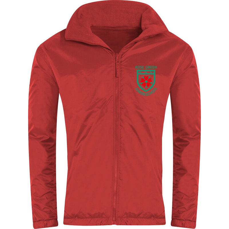 [009246013004] Rose Green Reversible Fleece Jacket (3-4 Years)