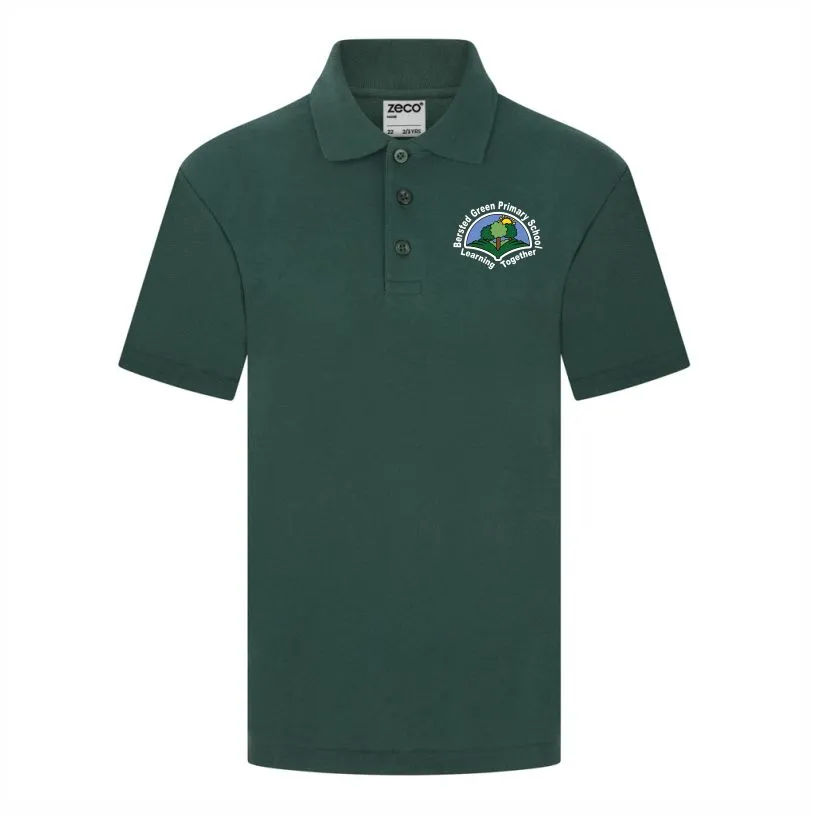 Bersted Green Primary School Bottle Green Polo Shirt