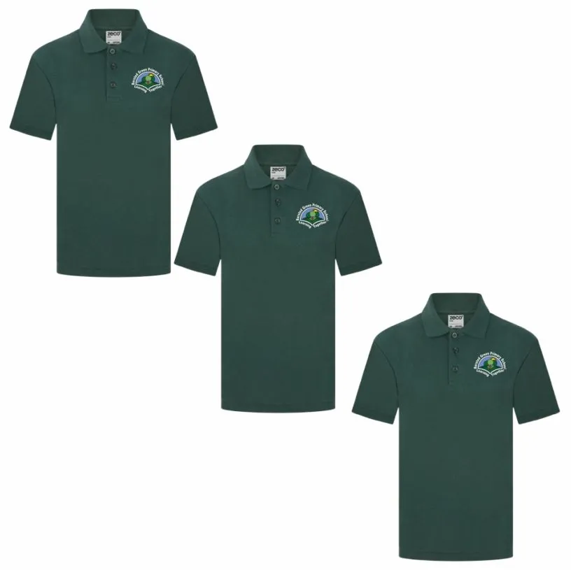 Bersted Green Primary School 3 Polo Shirt Bundle