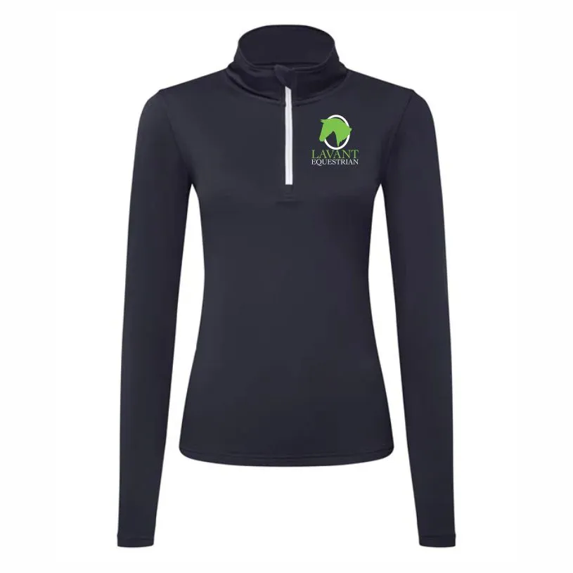 Lavant Equestrian Club Ladies 1/4 Zip Baselayer Top