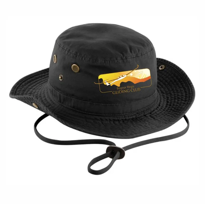 Bognor Regis Gliding Club Bucket Hat With Straps