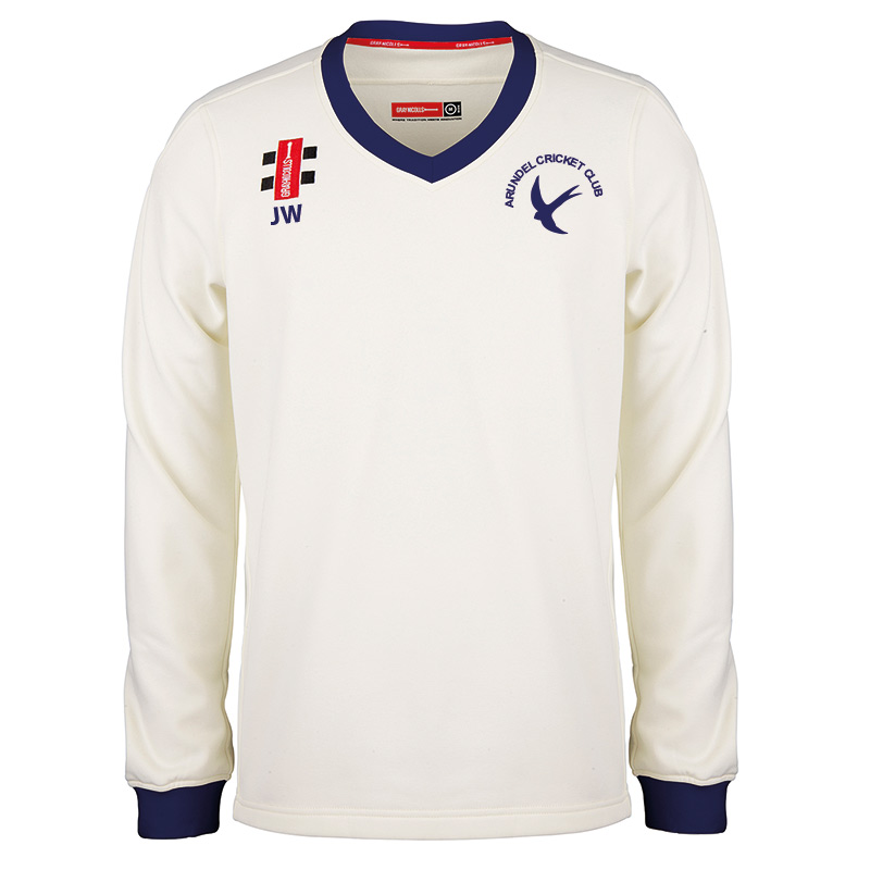 [WOO/429] Arundel Cricket Club Long Sleeve Match Sweater (5-6 Years, Initials)