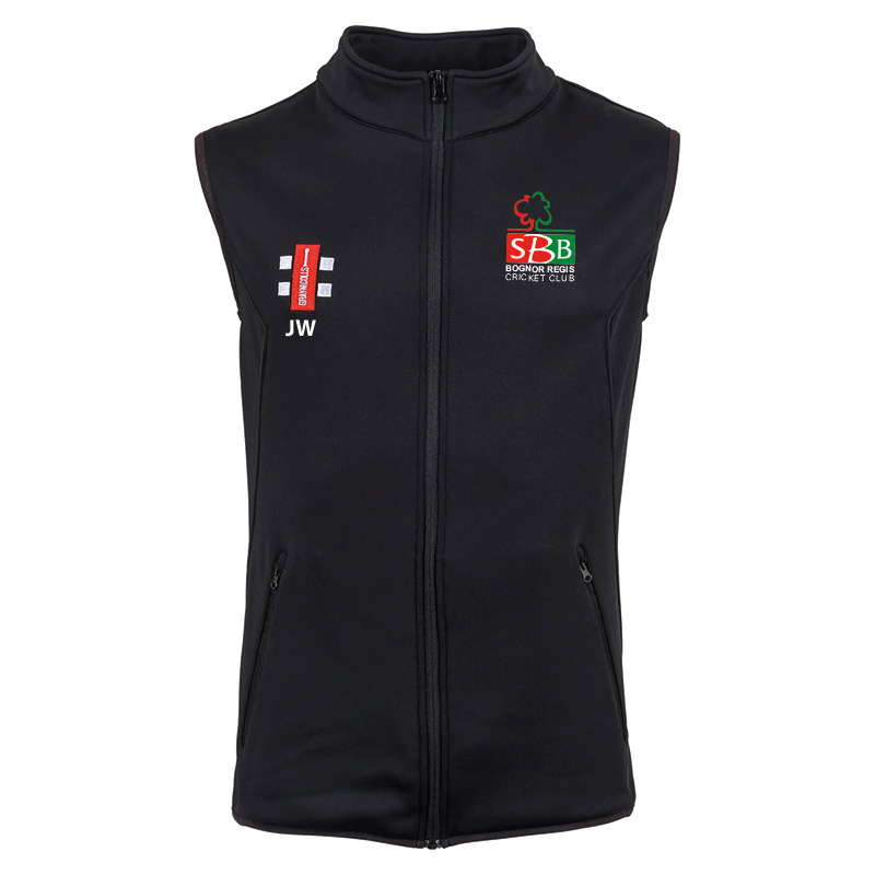 [WOO/565] Bognor Regis Cricket Club Thermo Body Warmer (XS, Initials)