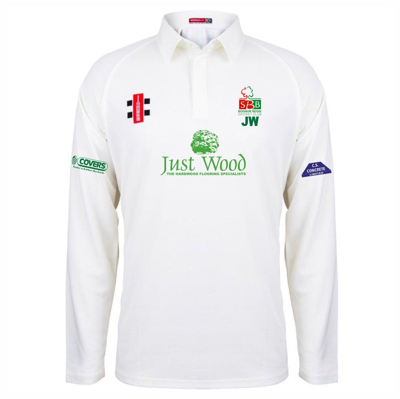 [WOO/615] Bognor Regis Cricket Club Senior Long Sleeve Match Shirt (XS, Initials)