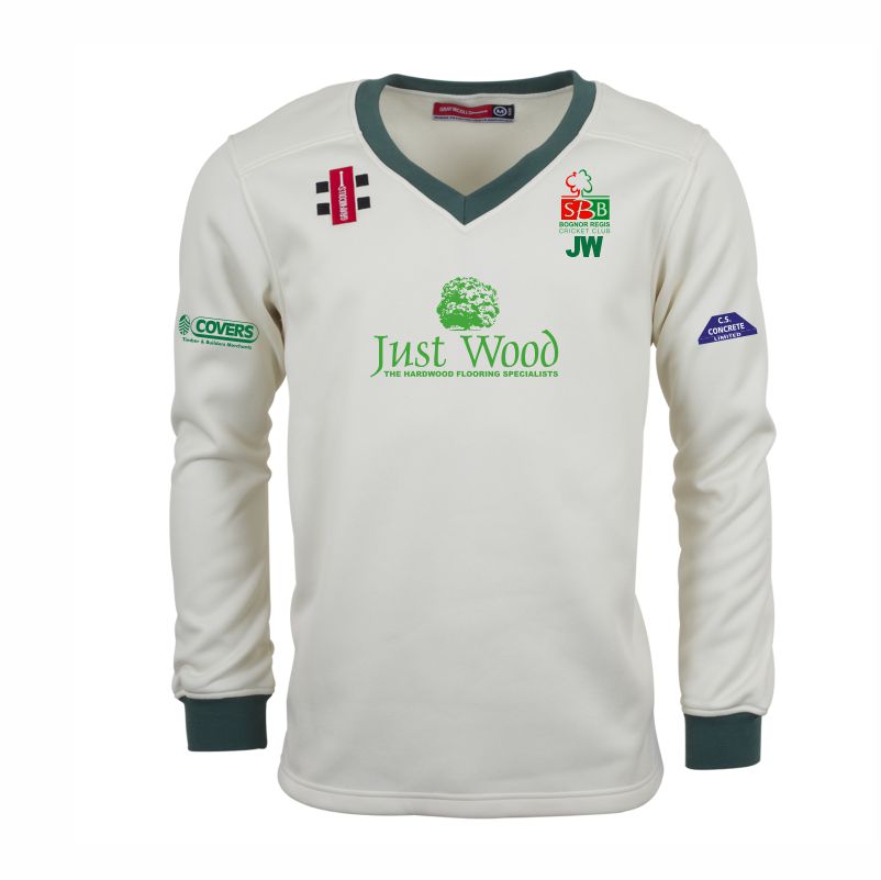 [WOO/623] Bognor Regis Cricket Club Senior Match Sweater (XS, Initials)