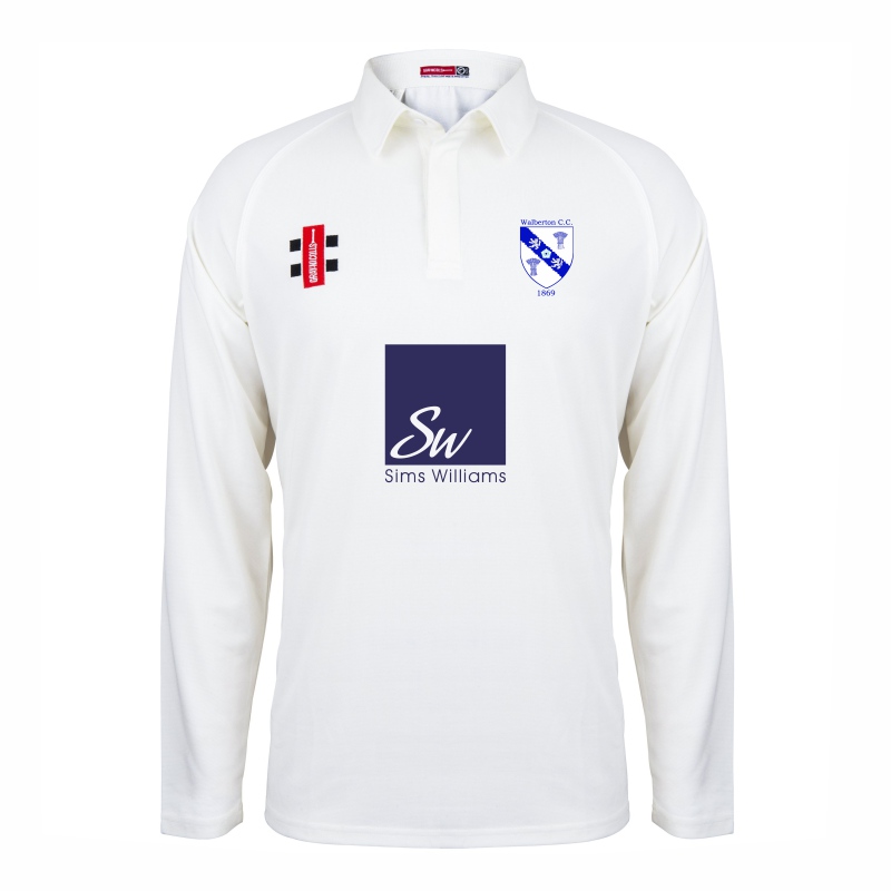 Walberton Cricket Club Long Sleeve Match Shirt