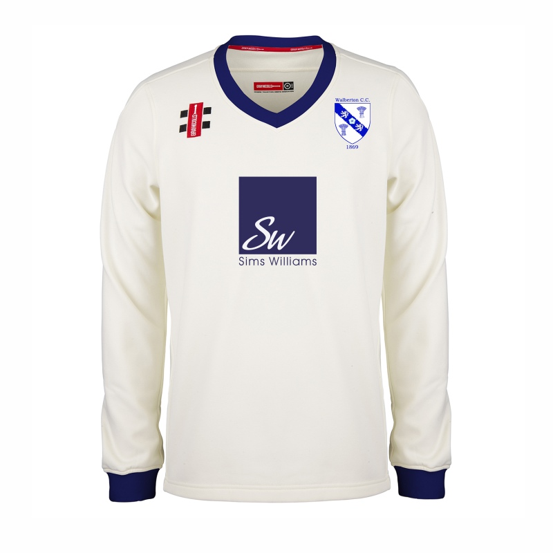 Walberton Cricket Club Long Sleeve Match Sweater