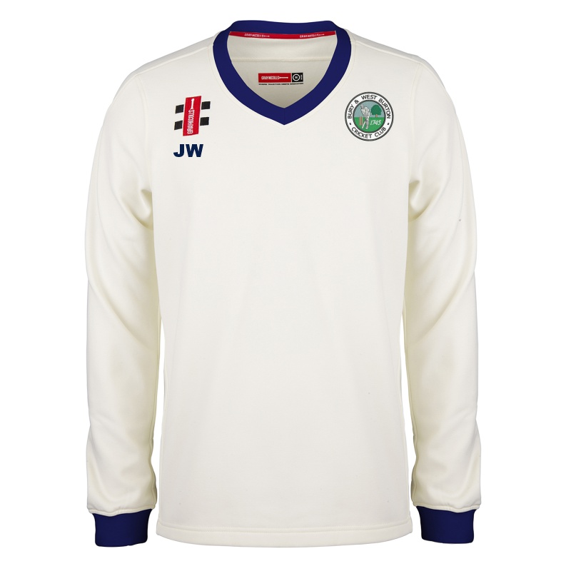 Bury & West Burton Cricket Club Long Sleeve Sweater