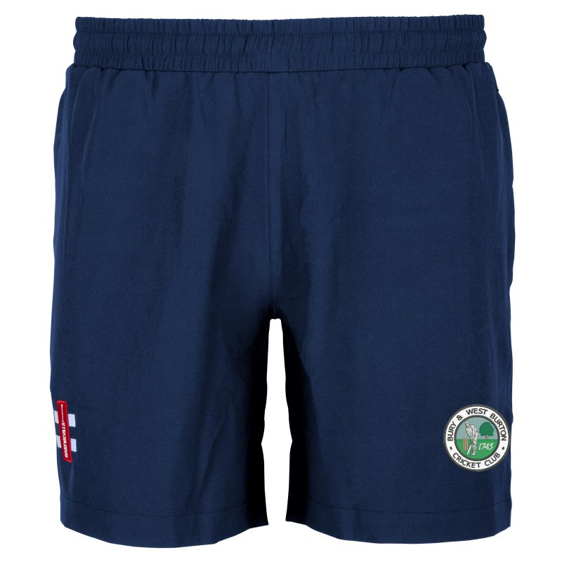 [WOO/2431] Bury & West Burton Cricket Club Training Shorts (XS, Initials)