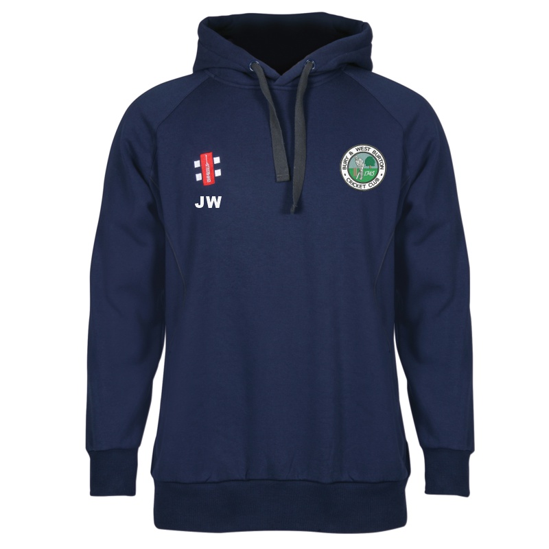 [JW - 3862] Bury & West Burton Cricket Club Velocity Hoodie (XS, Initials)