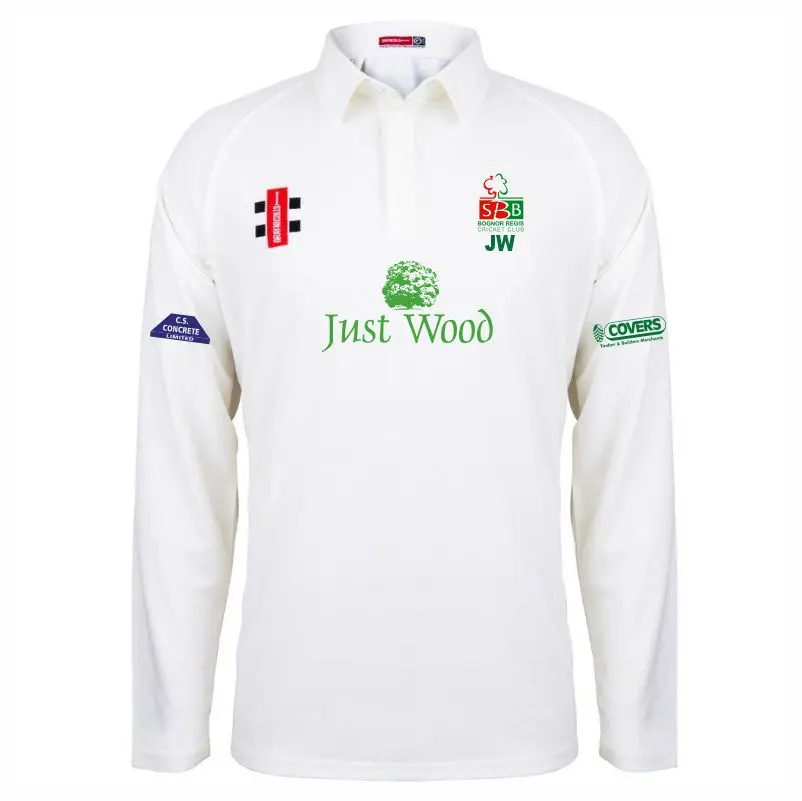 Bognor Regis Cricket Club Senior Long Sleeve Match Shirt