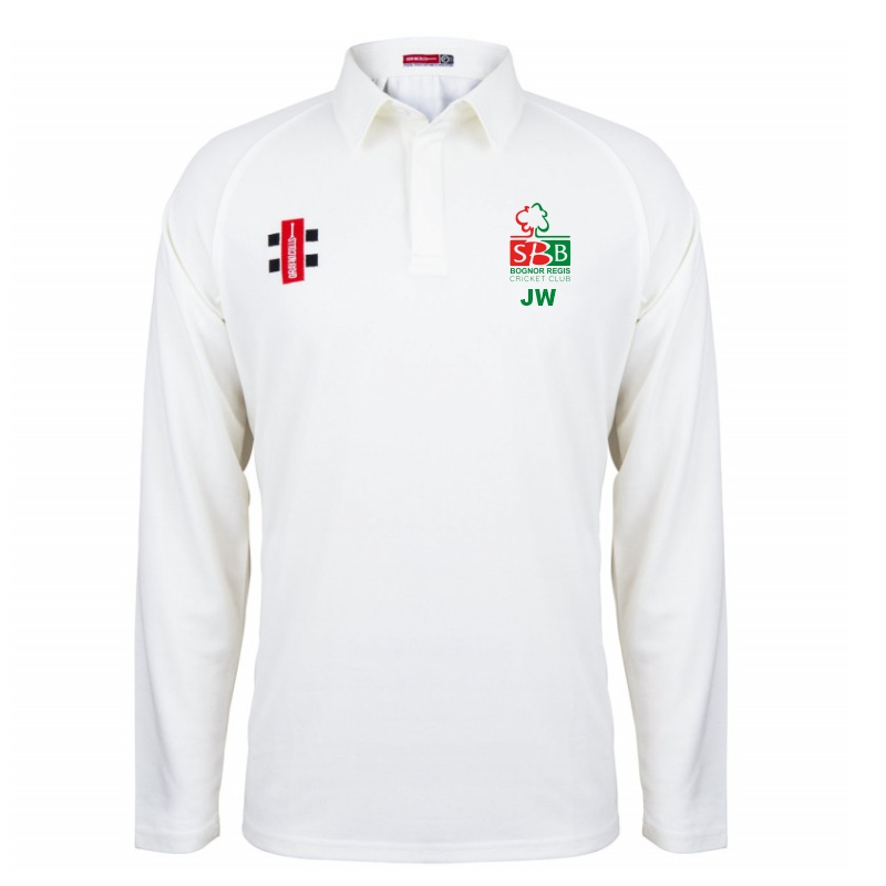 Bognor Regis Cricket Club Junior Long Sleeved Match Shirt