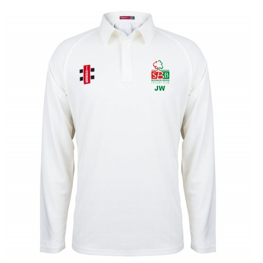 Bognor Regis Cricket Club Junior Long Sleeved Match Shirt