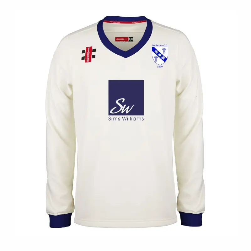 Walberton Cricket Club Long Sleeve Match Sweater